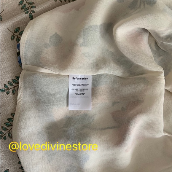 NWOT❤️ Reformation Juliette Dress Formosa - Picture 8 of 10